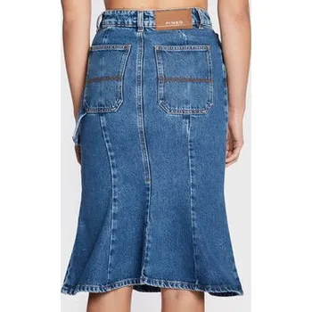 Dámská sukně Pinko Džínová sukně Gracchio 1J1119 A0A0 Modrá Regular Fit 38