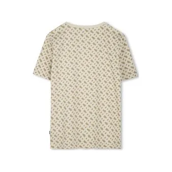 Pánská móda BOSS T-Shirt J52047 S Béžová Slim Fit 10Y