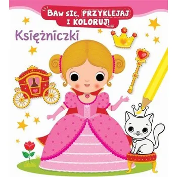 První čtění Księżniczki. Baw się, przyklejaj i koloruj! - Nathalie Belineau