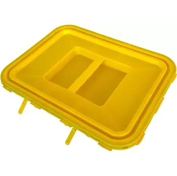 Odpadkový koš PP VÍKO ŽLUTÉ S ÚCHOPEM K REC NÁDOBĚ 30-60 L