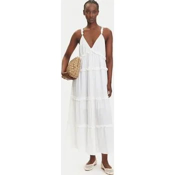 Dámské šaty YAS Letní šaty Anina 26038014 Bílá Regular Fit 38