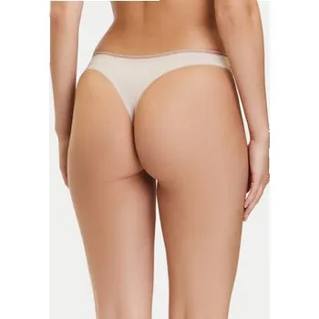 Kalhotky BOSS Kalhotky string Pure 50545055 Béžová S