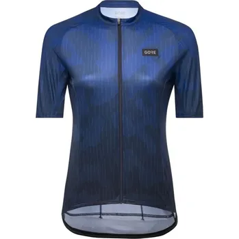 cyklistický dres GORE Cyklistický dres s krátkým rukávem - RAIN CAMO WMN - modrá 38