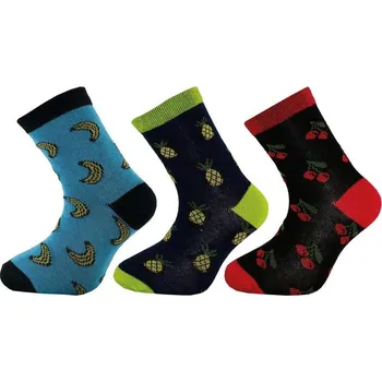 Dětské ponožky HAPPY SOCKS NOVIA 1500 | 3 páry Velikost: 16-17 (24-26)