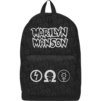 Městský batoh Marilyn Manson Logo Batoh Black