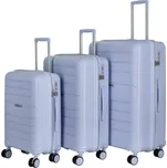 Cestovní plastový kufr světle fialový - Ormi Hiep SADA fialová