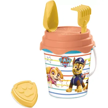 Hračka na písek Mondo Tlapková patrola Kyblík na písek set 17cm
