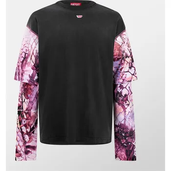 Pánské oblečení Tričko Diesel Black Black 1140598 M