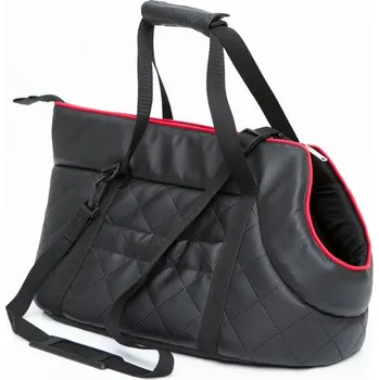 Taška pro psa a kočku Taška Skaj eko kůže černá R3