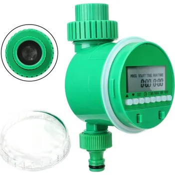 Zavlažovač Automatický zavlažovací časovač s nastavitelnou frekvencí a délkou zálivky ABS plast Závit G3/4 Úspora vody pro zahradu a skleník Bez baterií