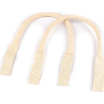 Ucha na tašky textilní - polypropylenová, barva 2 režná světlá