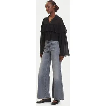 Dámská halenka ONLY Halenka Suzzi 15360661 Černá Regular Fit XL