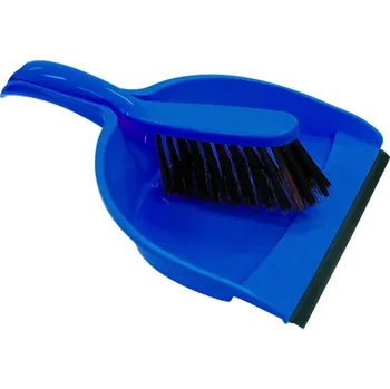 Smetáček s lopatkou ECONOMY modrý, gumová lišta
