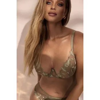 Podprsenka Nevyztužená podprsenka Kinga SC-1182 Irys Khaki 80C