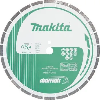 Řezný kotouč Makita - Diamantový řezný kotouč na beton 350x25,4 mm D-80139