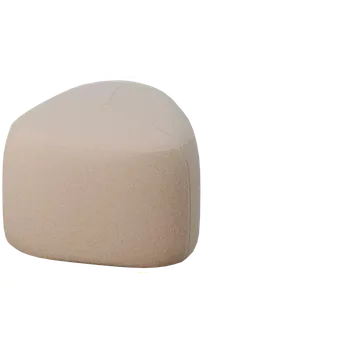 Taburet STONE 42, taburet, 420x420x450, látka béžová