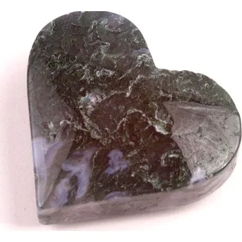 Sběratelství Mechový Achát srdíčko č. 51 - 63g