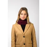 VFstyle Pletený nákrčník Elegant vínový