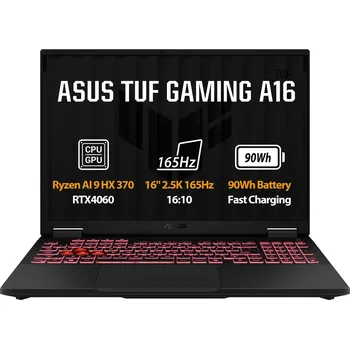 Notebook ASUS TUF Gaming A16 FA608WV-QT048X Jaeger Gray kovový FA608WV-QT048X