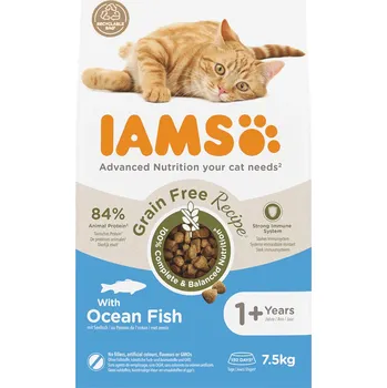 2x7,5kg IAMS Advanced Nutrition Grain Free s mořskými rybami - výhodné balení