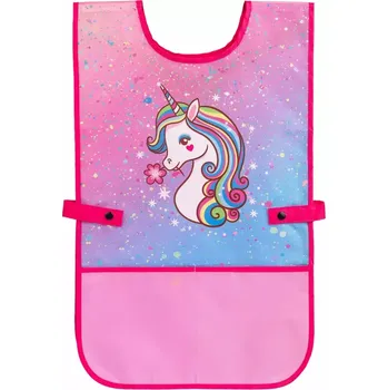 Dětská zástěra Zástěrka na výtvarnou výchovu pončo Unicorn
