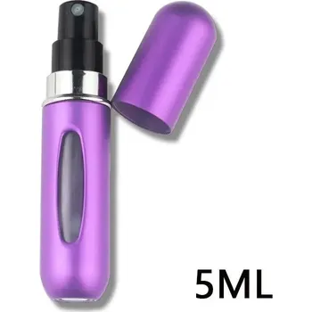 Plnitelný cestovní flakon na parfém s rozprašovačem | cestovní lahvička - FIALOVÁ