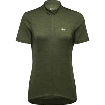 cyklistický dres GORE Cyklistický dres s krátkým rukávem - C3 WMN - zelená 36