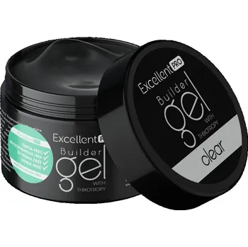 Přípravek na nehty EXCELLENT PRO STAVEBNÍ UV/LED GEL S TEKUTOU PAMĚTÍ - CLEAR 50g