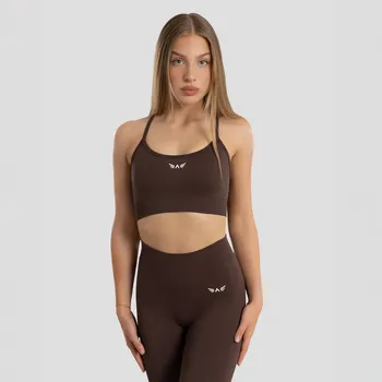 Podprsenka Exalted Impact Core bezešvá sportovní podprsenka - cocoabrown Velikost: L