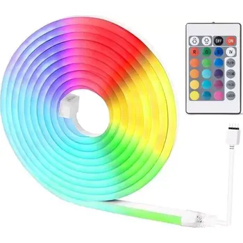 LED páska Light NH/005 LED neonová hadice RGB 5metrů (Neonová hadice s dálkovým ovladačem)
