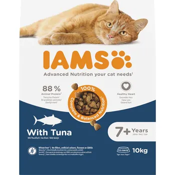 Krmivo pro kočku 2x10kg IAMS Advanced Nutrition Senior Cat 7+ s tuňákem - výhodné balení