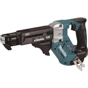 Makita - 18V AKU sádrokartonářský šroubovák se zásobníkem, bez baterie a nabíječky DFR453Z