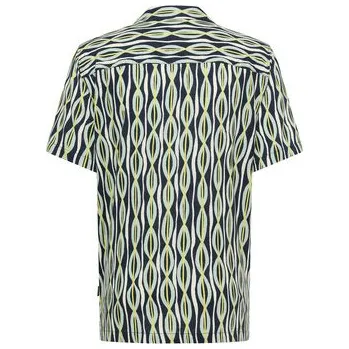 Pánská košile Mustang Košile Layton 1016473 Zelená Relaxed Fit L