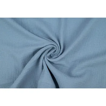 Fáčovina / mušelín šedomodrá světlá