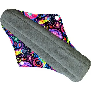 Menstruační vložka GaGa's Noční menstruační vložka Páv uhlík