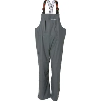 Rybářské oblečení Kalhoty s Laclem Grundéns Tourney Bib Iron Grey Velikost M