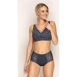 TIMO Timo | Celokrajková nevyztužená podprsenka BraLette Diamond Graphite - 85D / 03