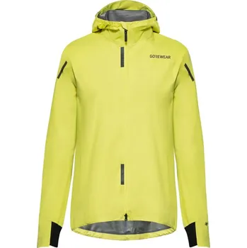 Cyklistická bunda GORE Cyklistická větruodolná bunda - CONCURVE GTX - žlutá L