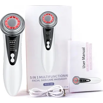 Elektrický čistič pleti Masážní přístroj na čištění a omlazení pleti | čistič pleti - BÍLÝ