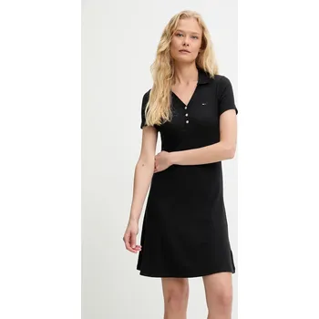 Dámské šaty Šaty Tommy Jeans DW0DW21172 černá 99X, vel. S