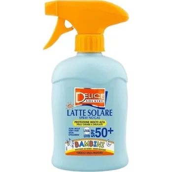 Přípravek na opalování Delice Solaire opalovací mléko pro děti SPF50+ 250ml