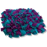 Čmuchacíkoberečky.cz® Čmuchací kobereček extra hustý FIALOVO-TYRKYSOVÝ Velikost: 30x15cm