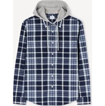 Pánské oblečení Celio Svrchní košile Jacarote 1151800 Tmavě modrá XL