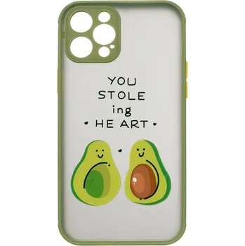 Náhradní kryt pro mobilní telefon COLORWAY Smart Matte 3D Print Case/ Apple iPhone 12 Pro/ Avocado green