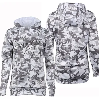 Dámská mikina SWEEP SWJ047 maskáč/šedá M