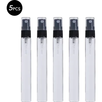 Cestovní plnitelná lahvička na parfém se skleněným rozprašovačem 10 ml | skleněná nádobka - 5ks-10ml-200004889