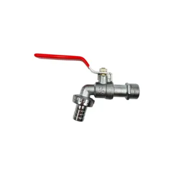 Zavlažovač Mosazný kohoutek na vodu 1/2" s vývodem 3/4" Zahradní ventil pro IBC nádrž Venkovní mrazuvzdorný kohout s pákou Balkón Zahrada Zavlažování