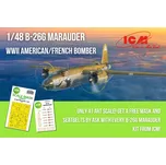 ICM 1/48 B-26G Marauder, WWII American/France Bomber