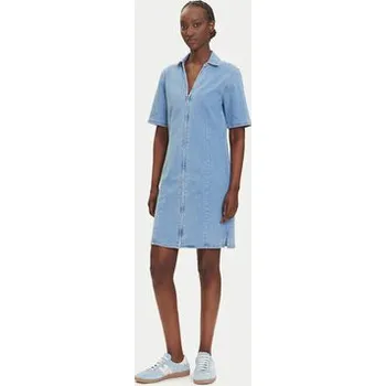 Dámské šaty ONLY Džínové šaty Frida 15360436 Modrá Regular Fit XS