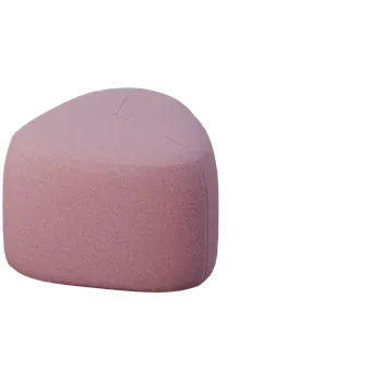 Taburet STONE 42, taburet, 420x420x450, látka fialová